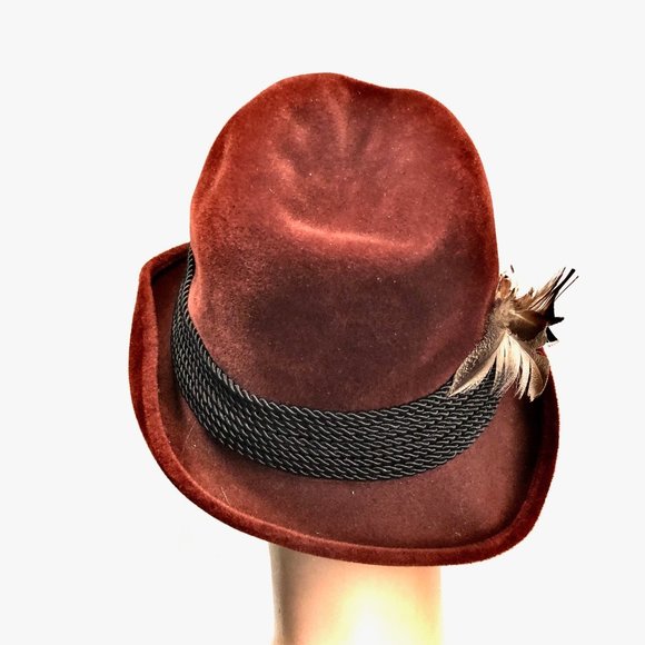 Vtg Saks 5th Ave Felt Hat main image 6
